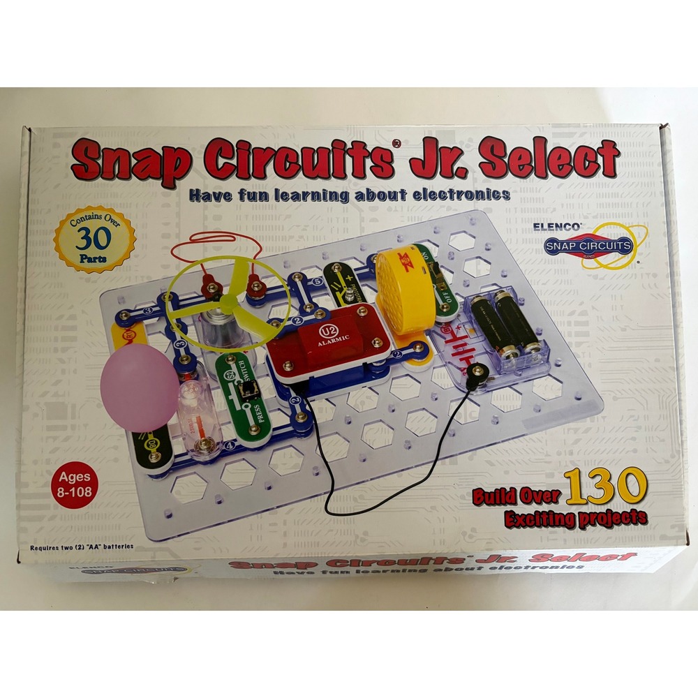 Snap Circuits Jr Select SC-130 STEAM STEM Homeschool Learning Electronics